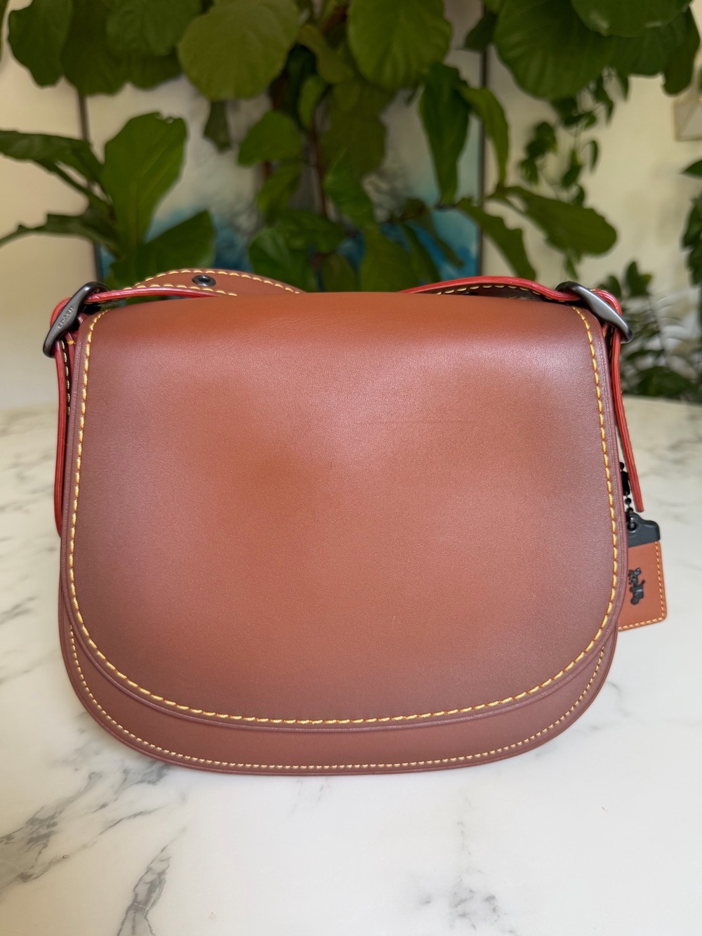 NWOT Coach 1941 Saddle 23 Glovetanned Leather Crossbody Shoulder Bag 55036